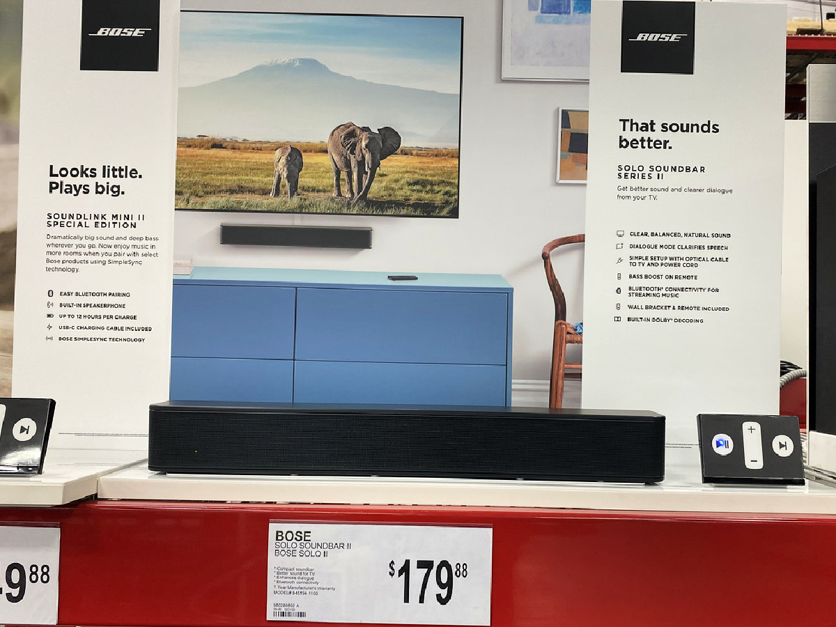 bose solo soundbar sam's club