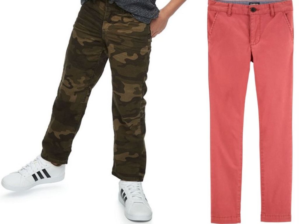 Two pairs of boy's pants from Kohl's
