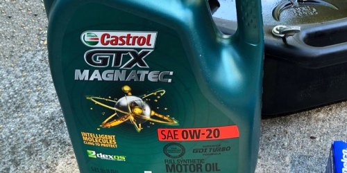 Castrol 5-Quart Synthetic Motor Oil Just $12.98 Shipped for Amazon Prime Members (Regularly $20)