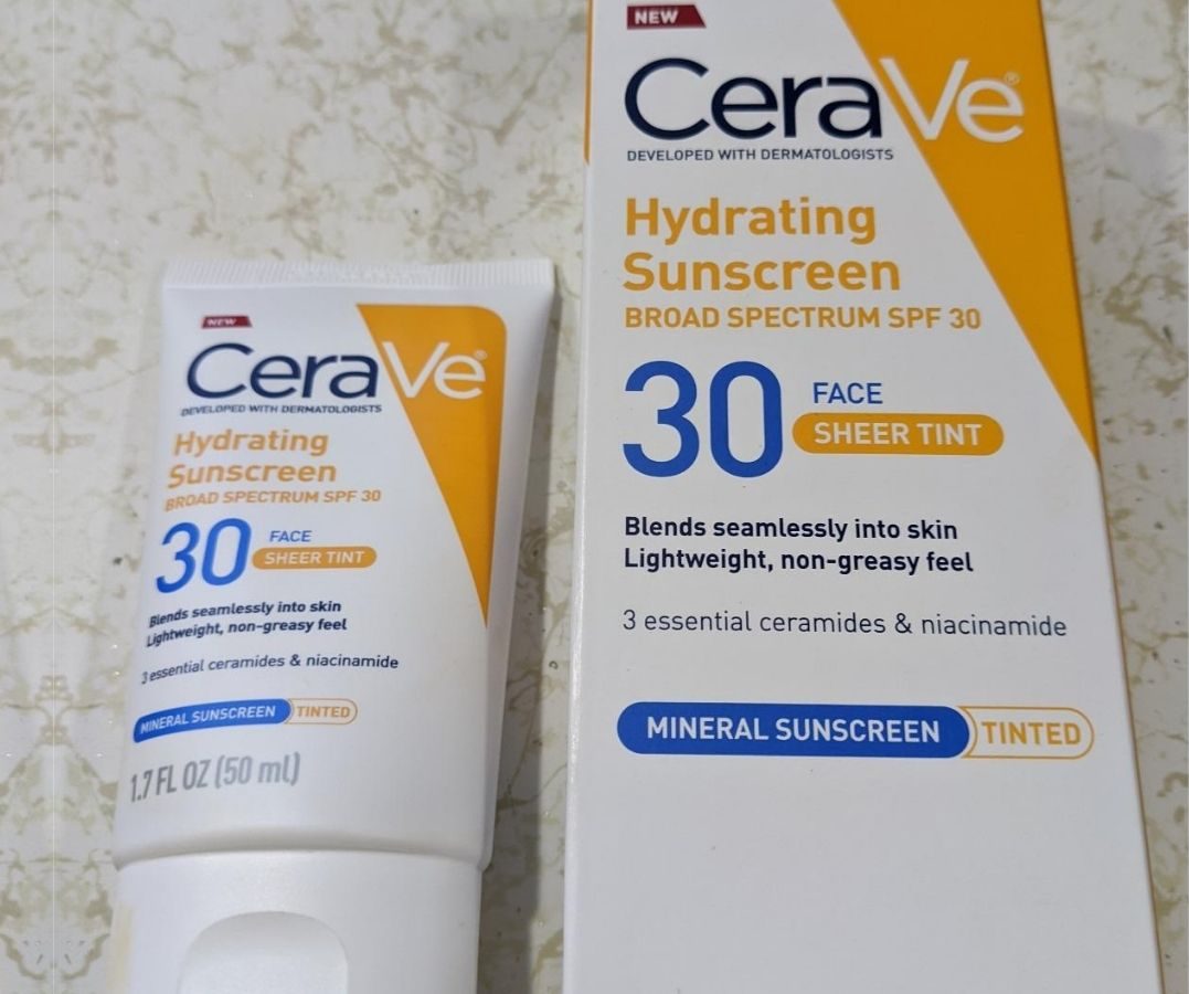 cerave tinted sunscreen for face