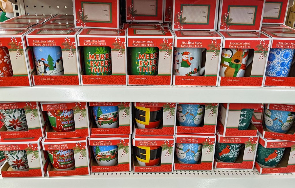 Christmas Coffee Mugs & Kids Tumblers Only 1 at Dollar Tree