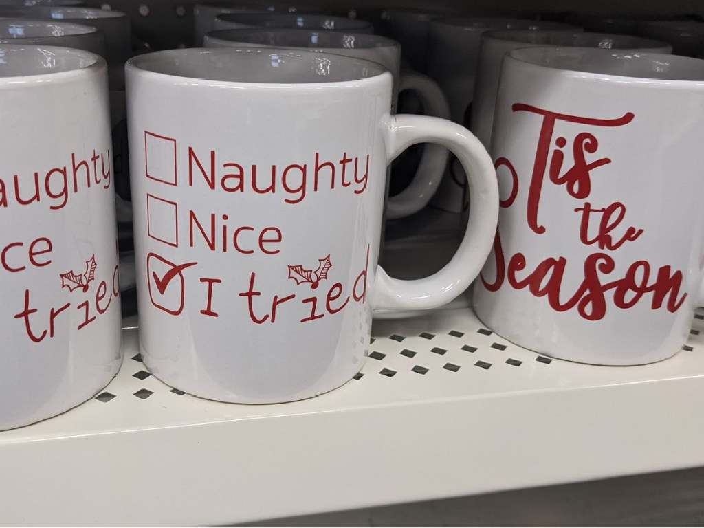 Christmas Platters, Mugs, & Tumblers Only $1 at Dollar Tree