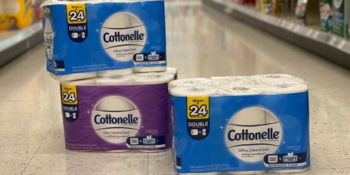 Cottonelle Toilet Paper Double Rolls 12-Pack Only $2.99 After Cash Back at Walgreens