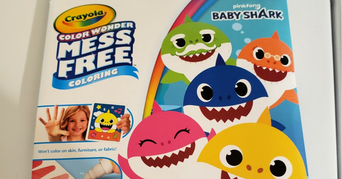 Crayola® Color Wonder Pinkfong Baby Shark Coloring Set, 1 ct - Harris Teeter