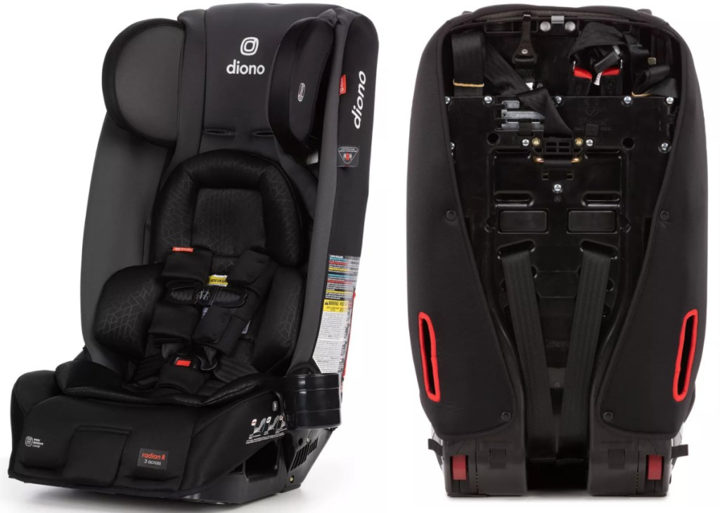 front and back facing Diono Radian 3RXT Car Seat