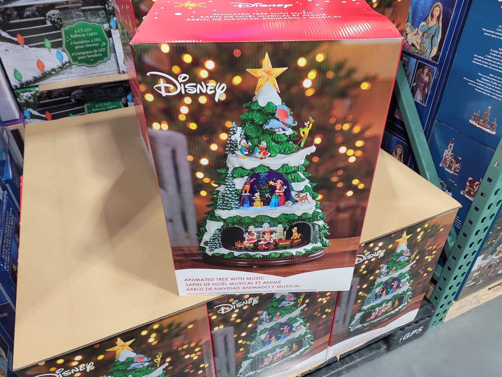 costco disney tree train