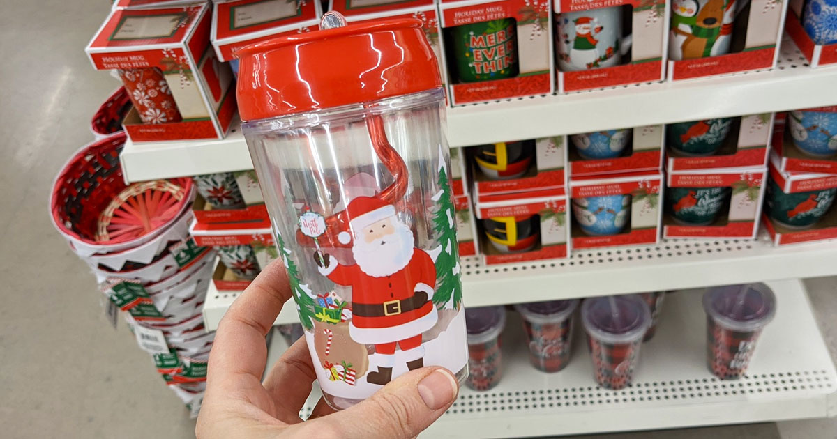 Christmas Coffee Mugs & Kids Tumblers Only $1 at Dollar Tree