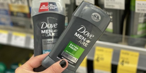 2 Dove Men+Care Deodorants Just 50¢ Each After Walgreens Rewards & Cash Back