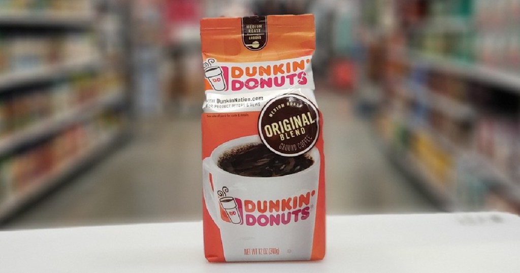 bag of coffee in store
