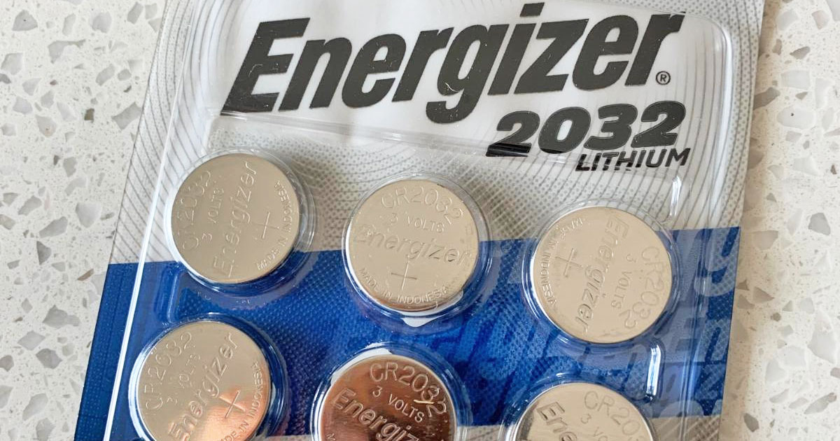 package of size energizer lithium coin batteries