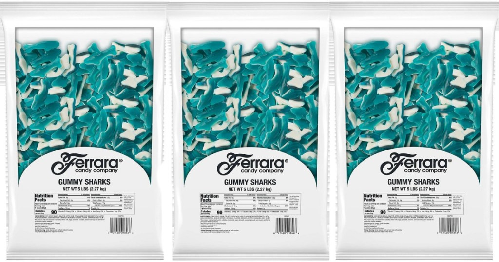 Ferrara Gummi Sharks in bags