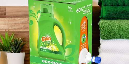 Gain Liquid Laundry Detergent Eco-Box Only $9 Shipped on Amazon (Regularly $18)