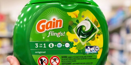 Gain Flings Laundry Detergent Pacs 96-Count Just $14 Shipped on Amazon (Regularly $24)