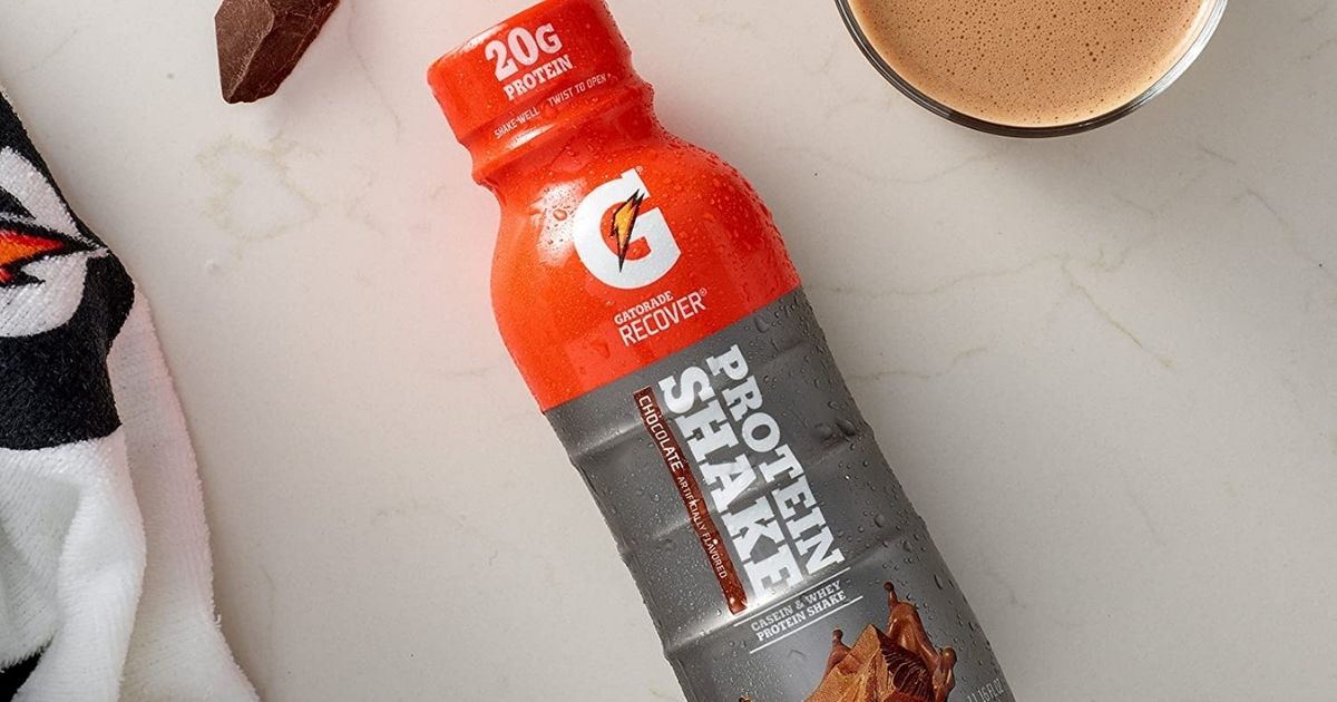 Gatorade Recover Protein Shake 12-Pack Only $19 Shipped for