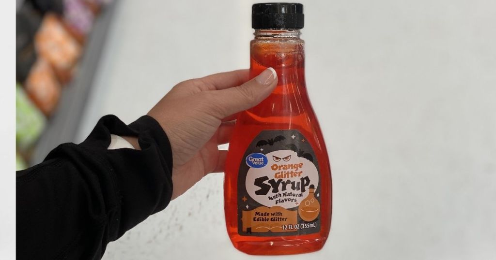 Great Value Orange Glitter Syrup