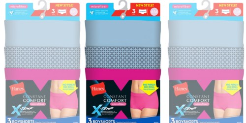 Extra 50% Off Clearance + Free Shipping on Hanes.com | Panty Multipacks from $3.49 Shipped