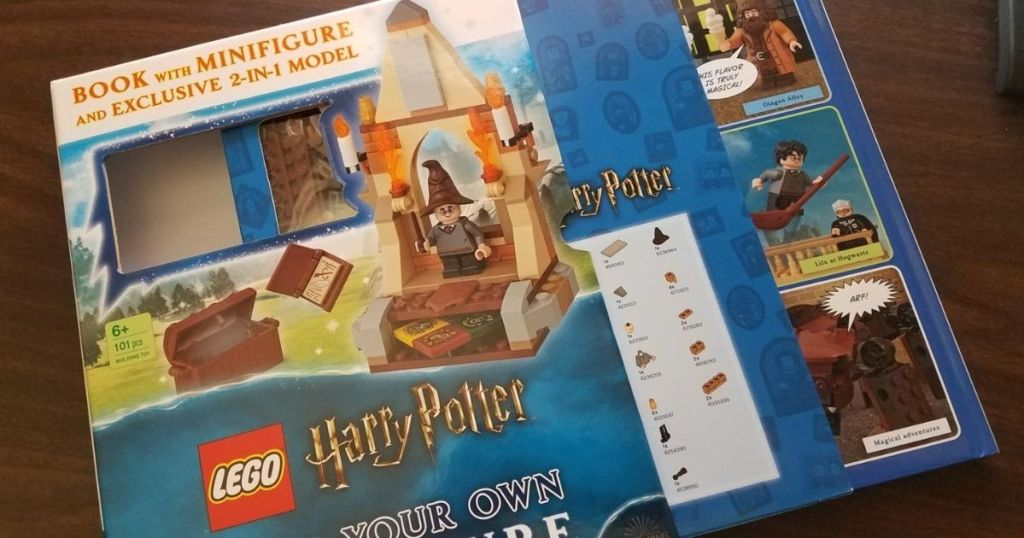 Harry Potter books with minifigures