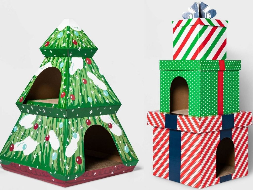 Hliday Tree and Gifts Car Scratcher Houses