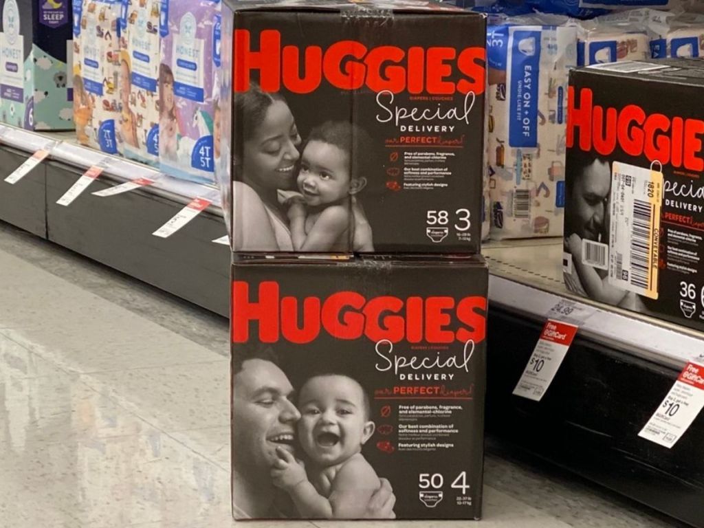 Two Huggies Special Delivery Diapers Super Packs