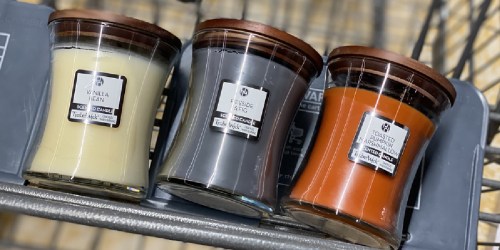 Fall-Scented Wood Wick Crackle Candles Only $5.99 at ALDI