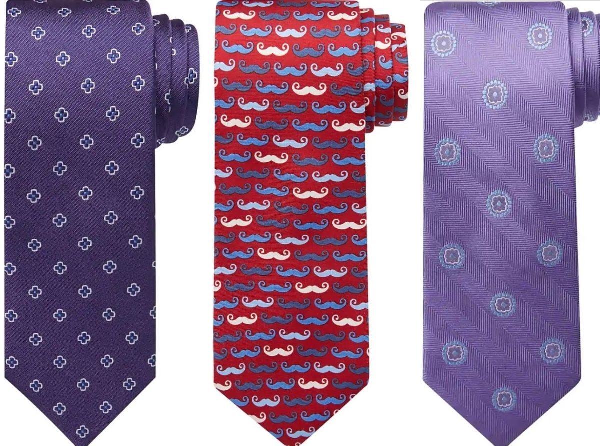 three neckties