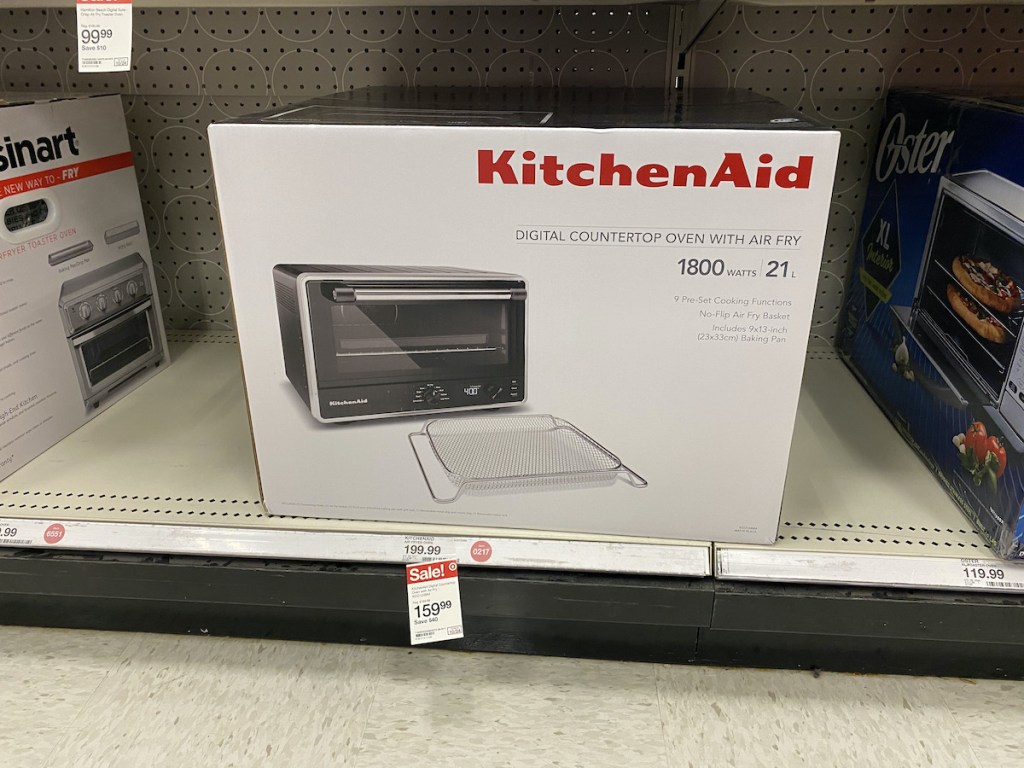 target shelf with KitchenAid Atom AirFryer Oven