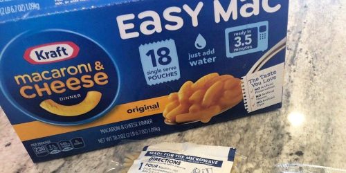 Kraft Easy Mac Pouches 18-Pack Just $6 Shipped on Amazon