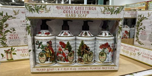 Costco is Offering La Tasse Hand Soap 4-Packs in Holiday Scents for Only $9.99