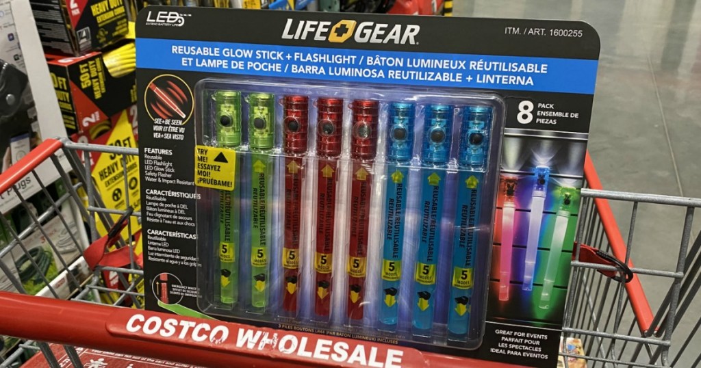 Life Gear Glow Sticks in Costco Cart
