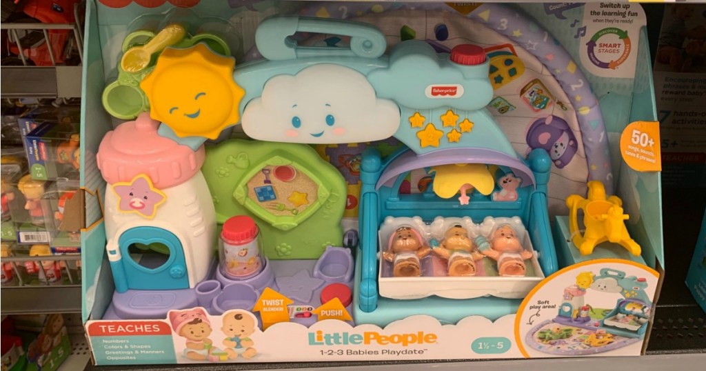 Little People 123 Babies Playdate on store shelf