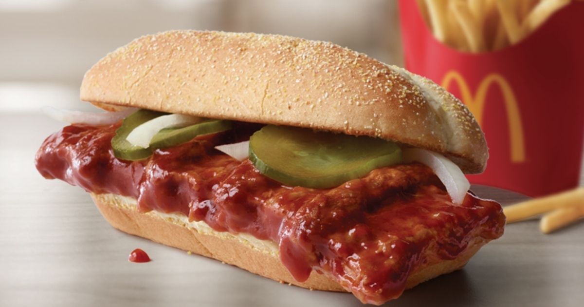 McDonald's McRib is Back For a Limited Time