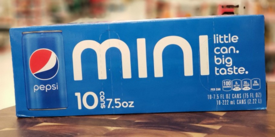 Pepsi Mini Cans 10-Pack Just $3.99 Shipped for Prime Members