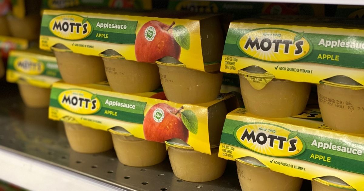 Mott's Applesauce on store shelves