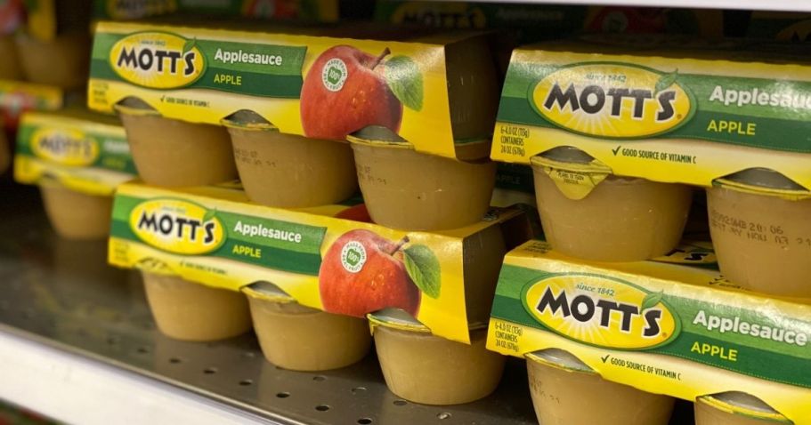 Mott’s Applesauce Cups 18-Count Only $5 Shipped on Amazon (Perfect for Lunchboxes!)