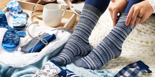 8 Pairs of Muk Luks Boot Socks Just $18.74 Shipped on QVC | Only $2.34 Per Pair