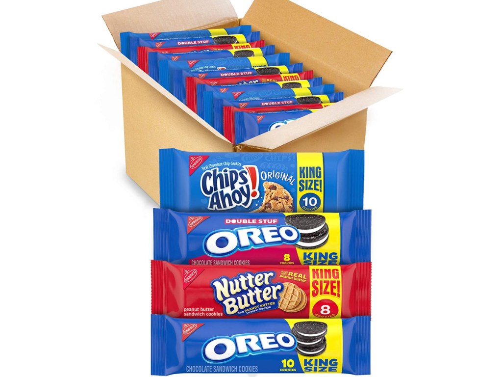 king size cookie packs in shipping box