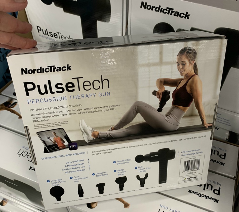 nordictrack pulsetech therapy gun