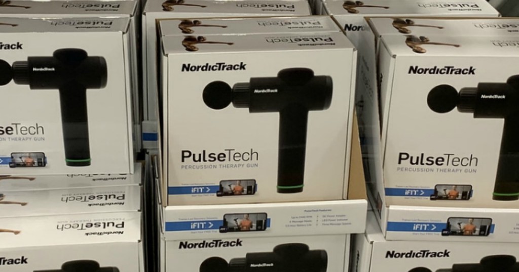 Nordictrack Pulsetech massager in box on display