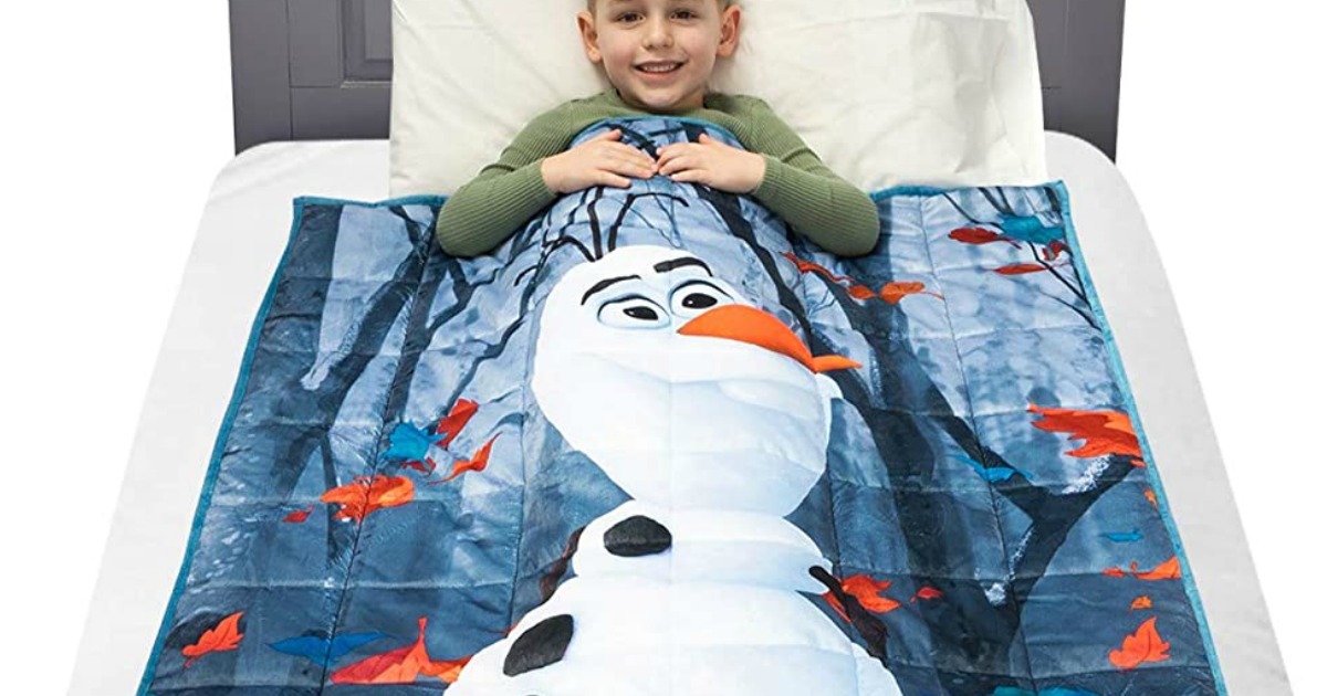 Disney Frozen 2 Olaf Weighted Blanket Just $14 on Amazon (Regularly $27