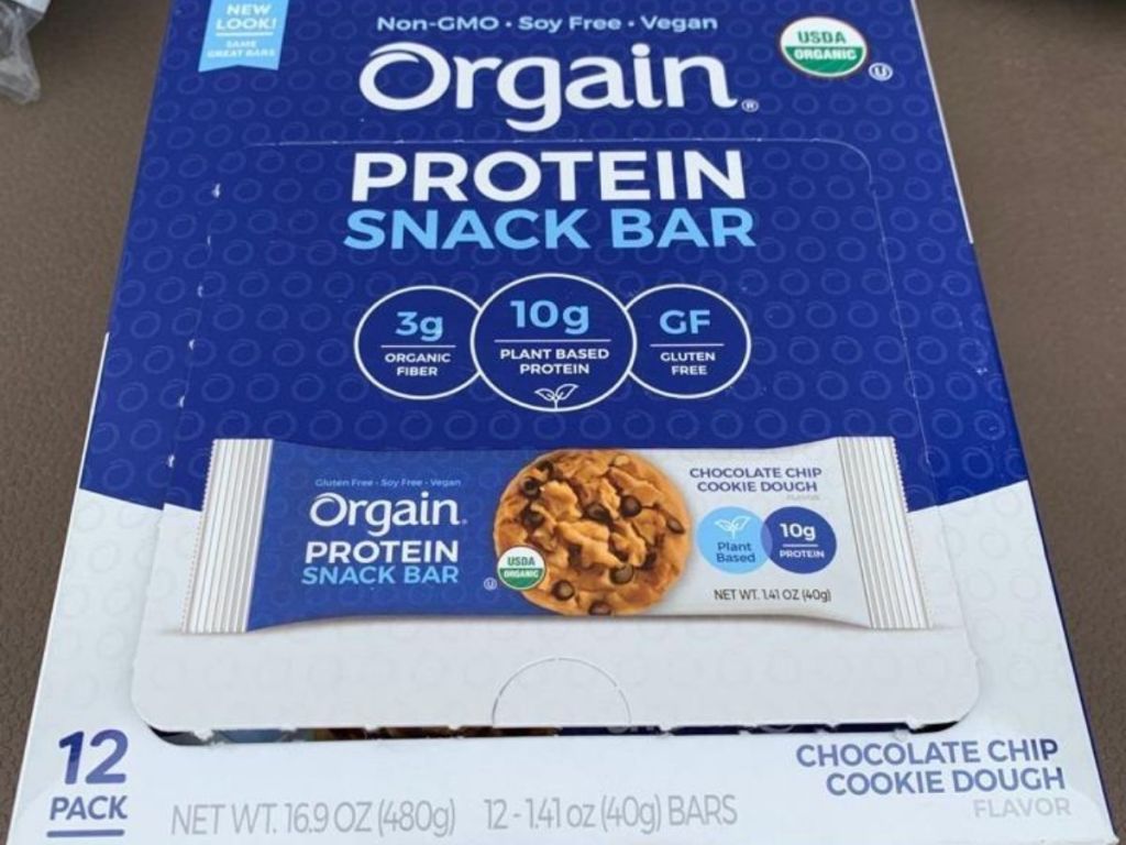 Orgain Chocolate Chip Cookie Dough 12-pack