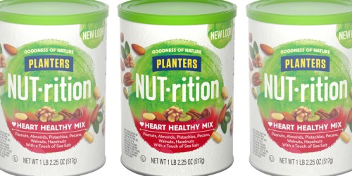 Planters Nut-Rition Canister Only $6.49 Shipped for Amazon Prime Members