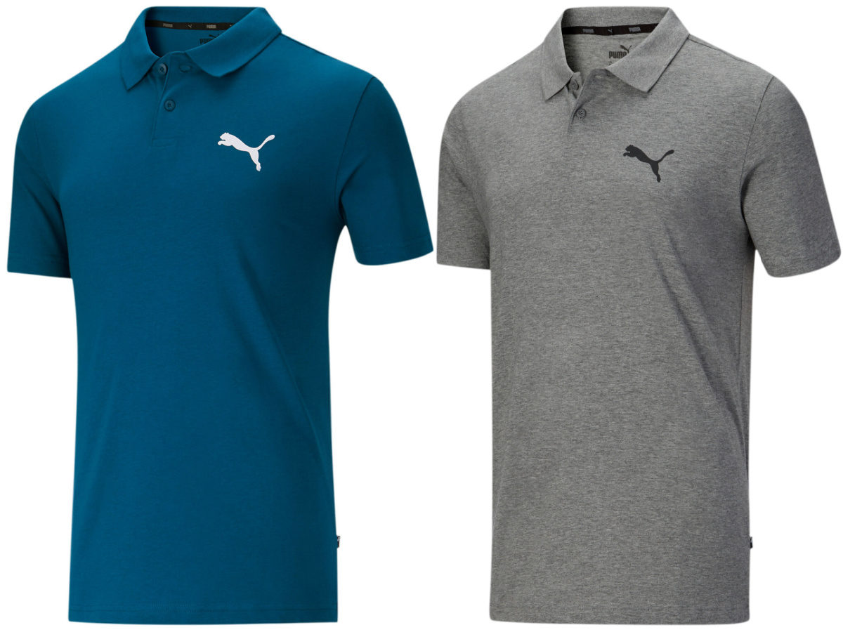 puma jersey polo shirt mens