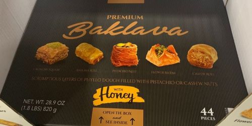 Premium Baklava 44-Count Box Just $13.94 on SamsClub.com | Perfect for Your Holiday Table
