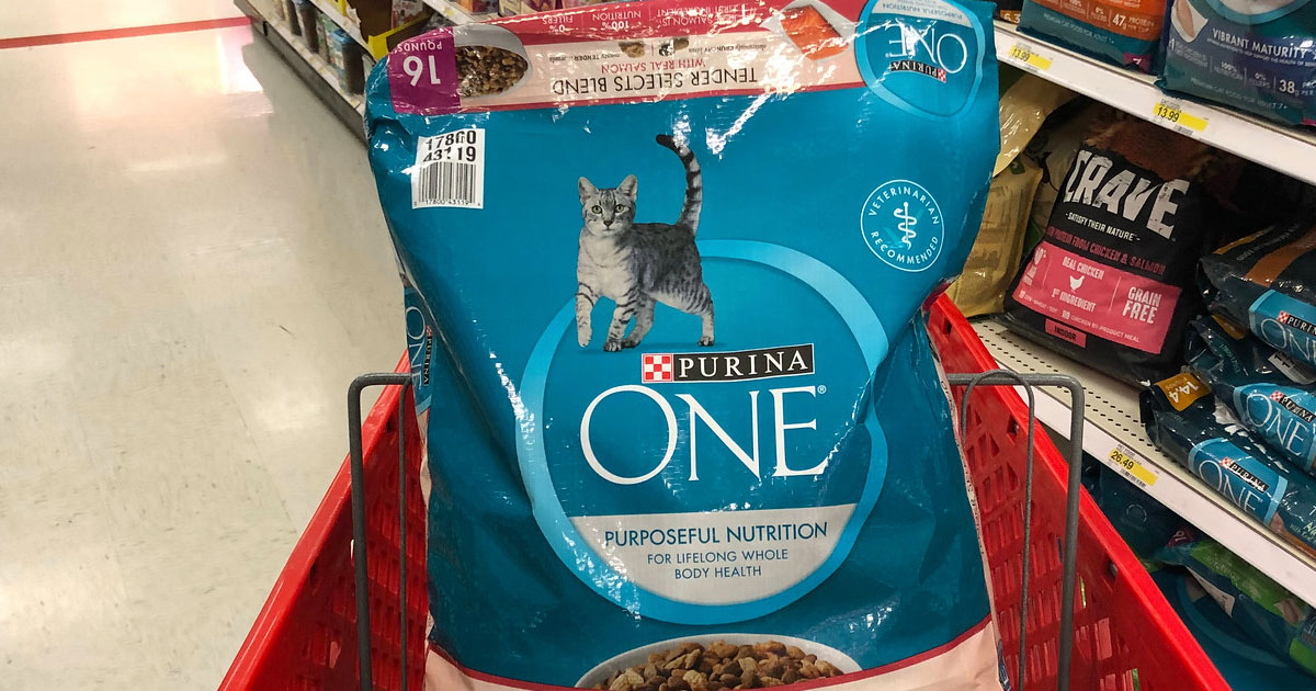 purina one cat food price