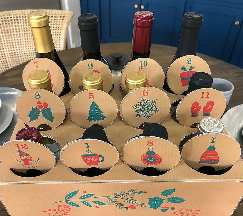 12 Days of Wine Advent Calendar from 88 Shipped (Only 7.33 Per Bottle