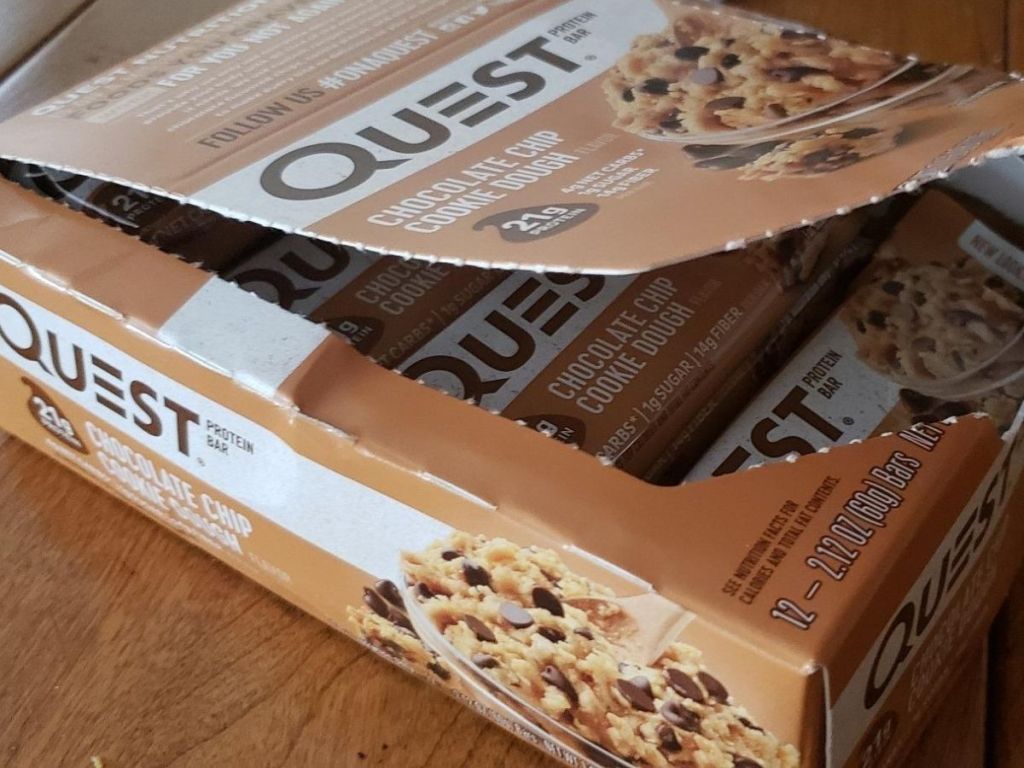 Quest Chocolate Chip Cookie Dough Bars