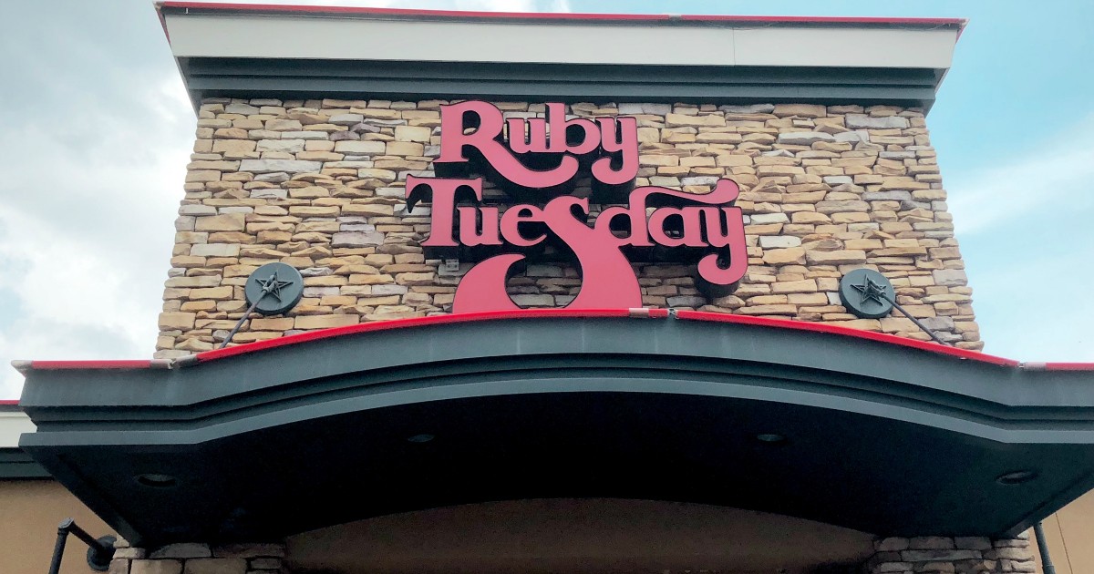 Ruby Tuesday Files for Chapter 11 Bankruptcy Protection, Citing COVID19 Impact