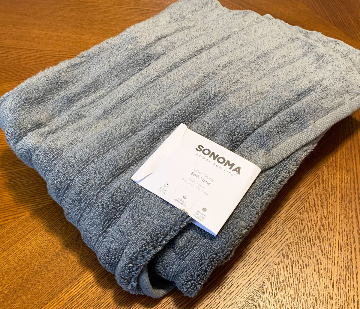 sonoma bath towel