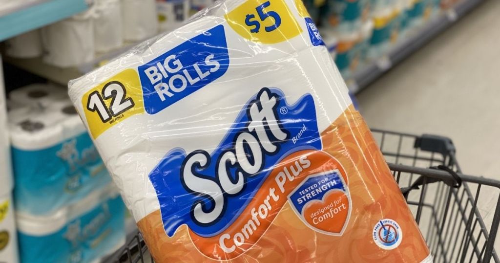 Scott Toilet Paper in a Walgreens cart