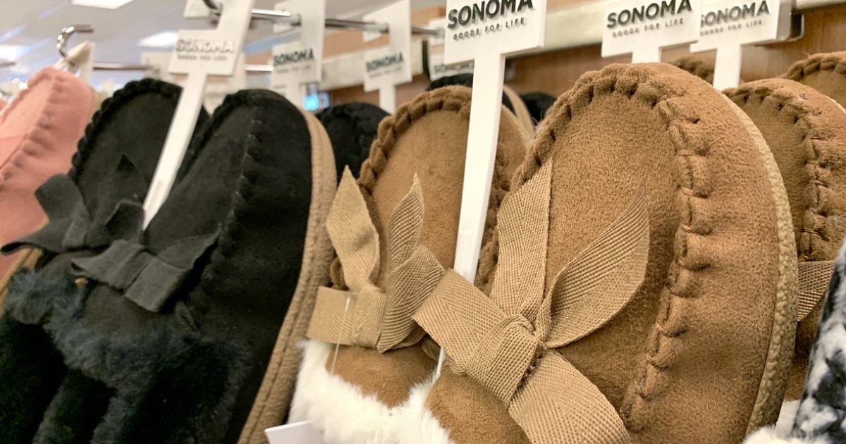 kohls boys slippers